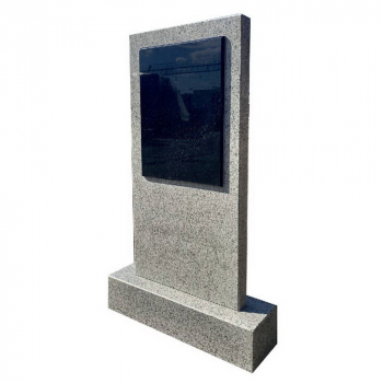 Памятник вертикальный со вставкой № 59